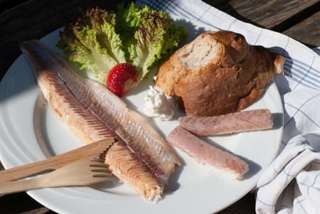 Häfeli in Unteruhldingen am Bodensee Fischteller